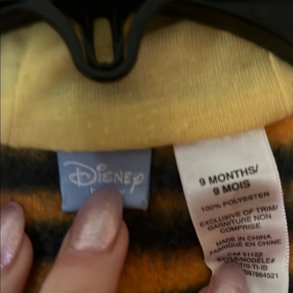 Orange and Black Tigger Striped Robe - Picture 4 of 4
